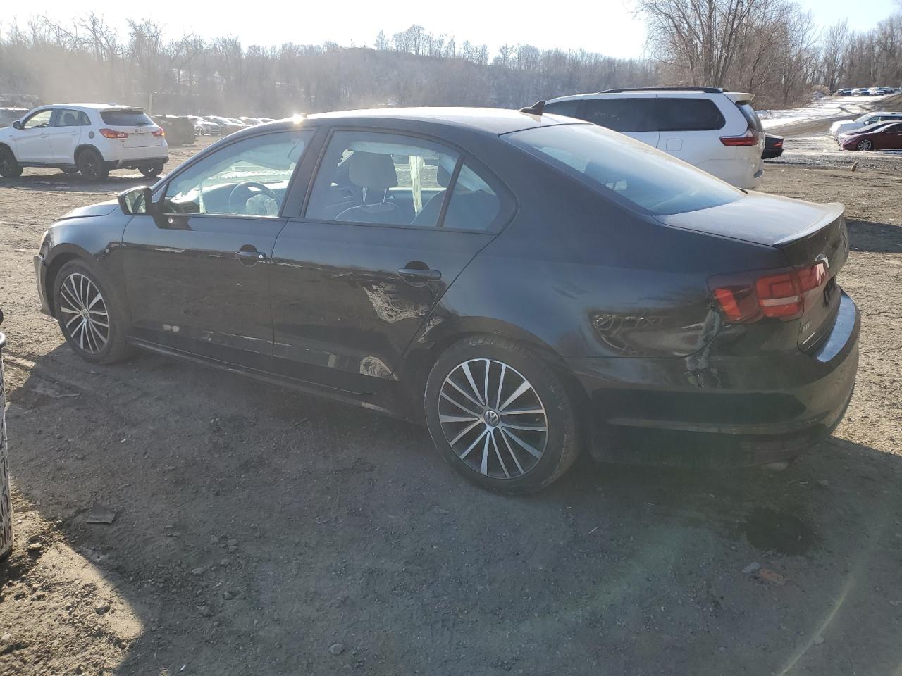2016 Volkswagen Jetta VIN 3VWD17AJ0GM398457 Copart auction photo, front end / side damage thumbnail 2