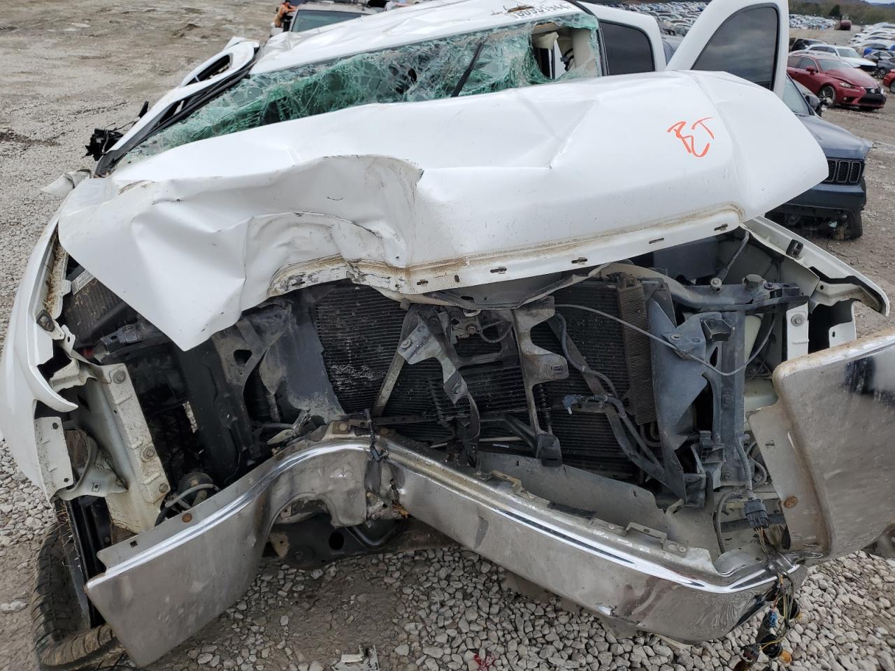 2007 GMC Sierra VIN 2GTEK13M271515309 Copart auction photo, rollover damage thumbnail 12