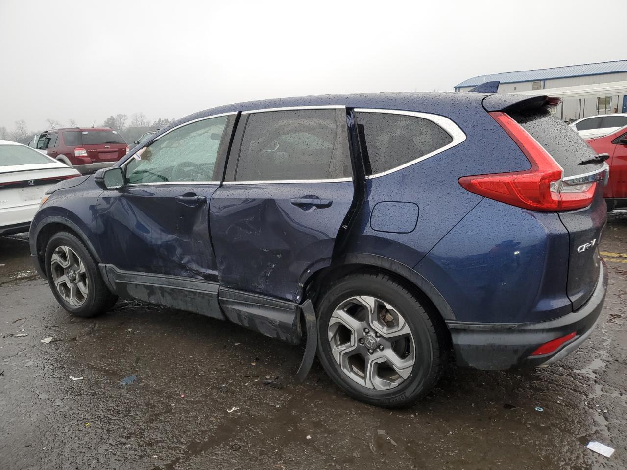 2017 Honda CR-V VIN 2HKRW1H58HH511997 Copart auction photo, side damage thumbnail 2