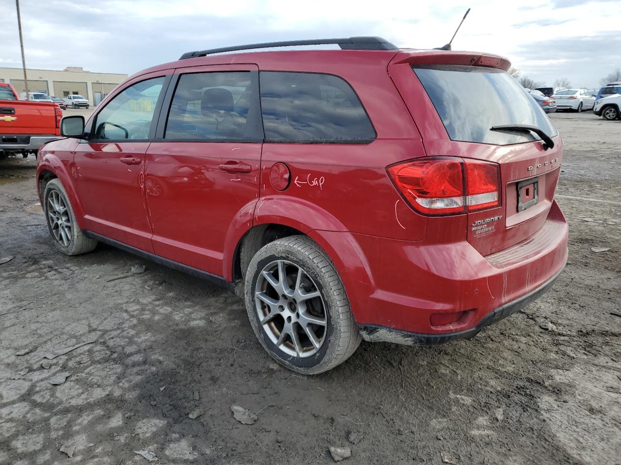 2013 Dodge Journey VIN 3C4PDDEG0DT510793 Copart auction photo, front end / side damage thumbnail 2