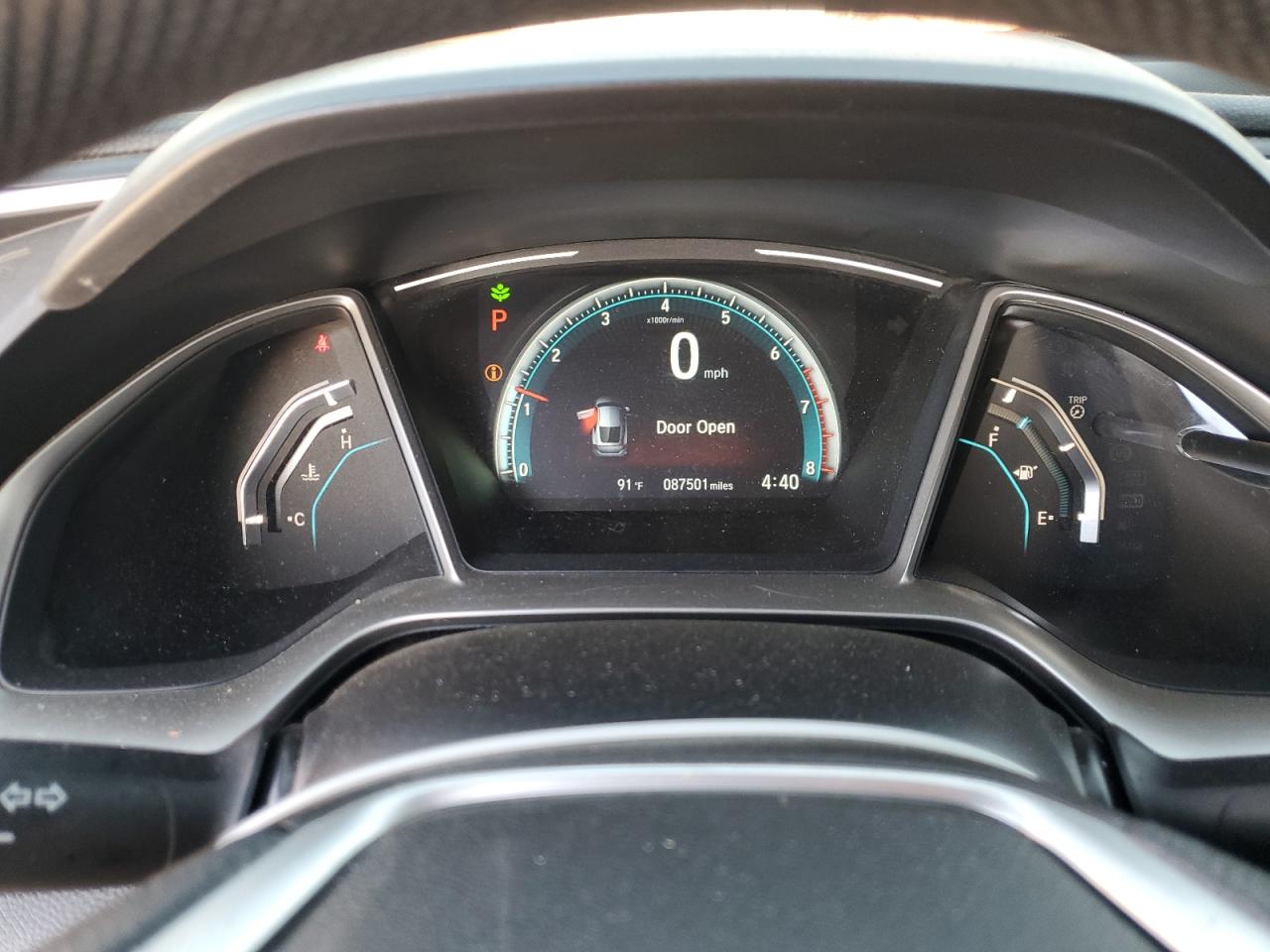 2017 Honda Civic VIN 2HGFC3B37HH351278 Copart auction photo, missing/altered vin damage thumbnail 9