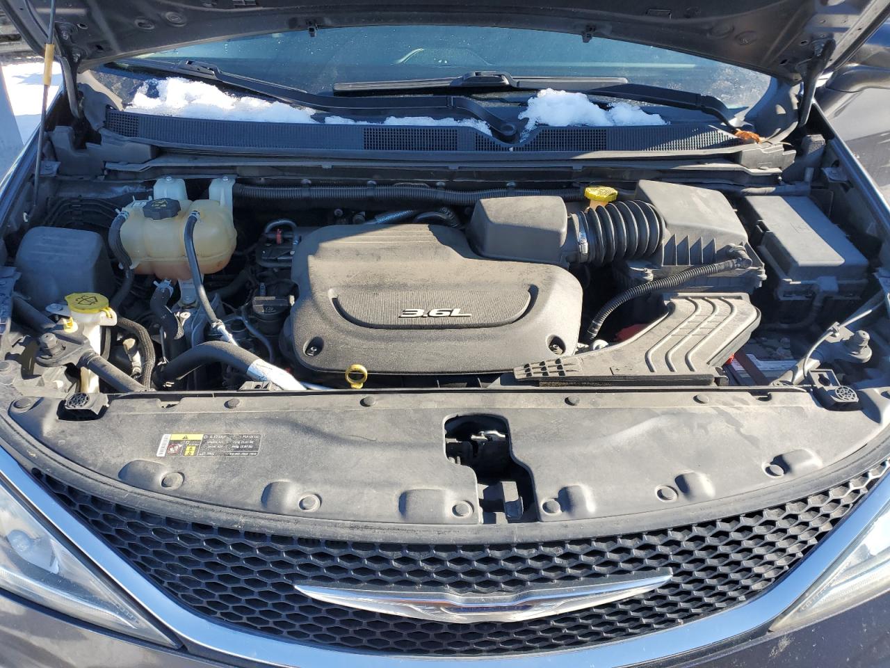 2017 Chrysler Pacifica VIN 2C4RC1BG3HR553435 Copart auction photo, all over damage thumbnail 12