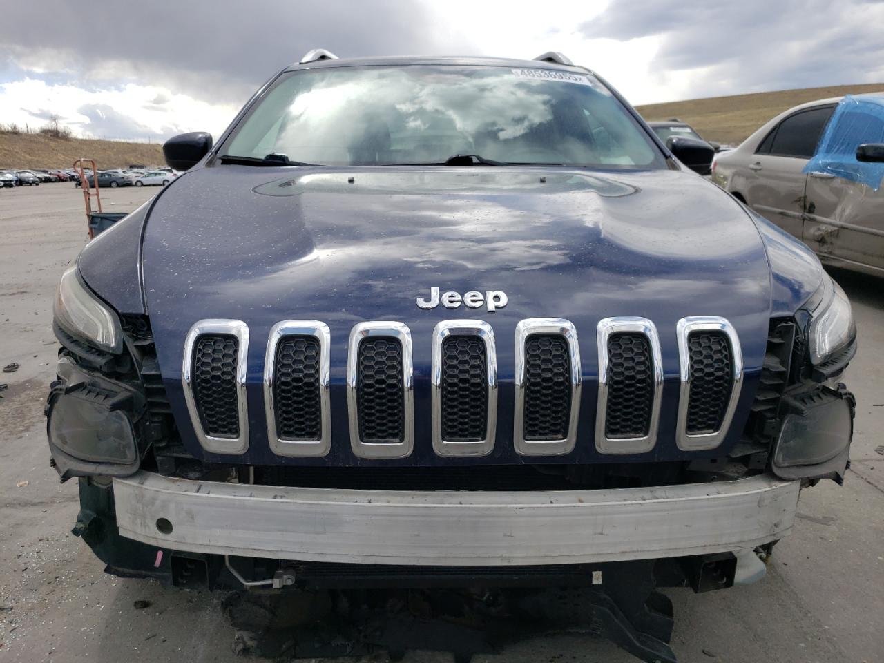 2015 Jeep Grand Cherokee VIN 1C4PJMCB2FW725220 Copart auction photo, undercarriage / hail damage thumbnail 5