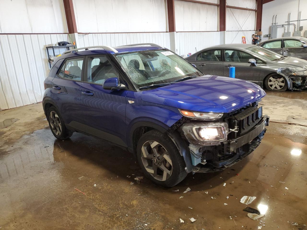 2022 Hyundai Venue VIN KMHRC8A30NU157125 Copart auction photo, front end damage thumbnail 4