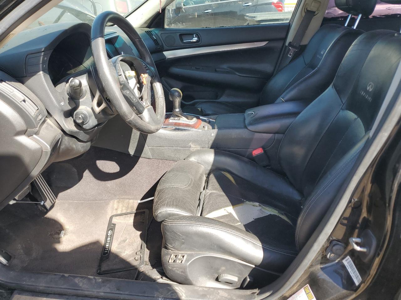 2011 Infiniti G VIN JN1CV6ARXBM403965 Copart auction photo, all over damage thumbnail 7