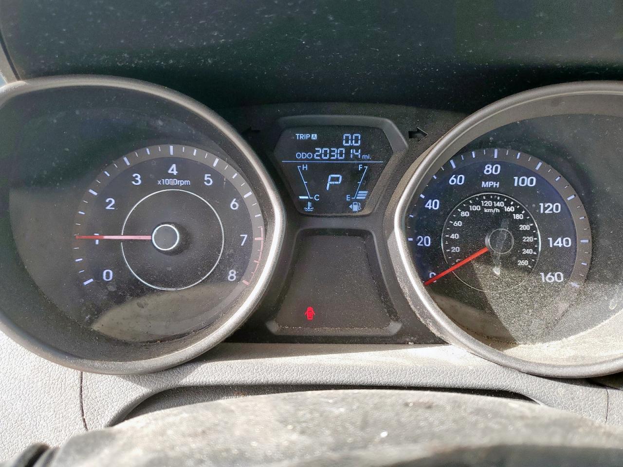 2013 Hyundai Elantra VIN 5NPDH4AE4DH394767 Copart auction photo, front end / side damage thumbnail 9