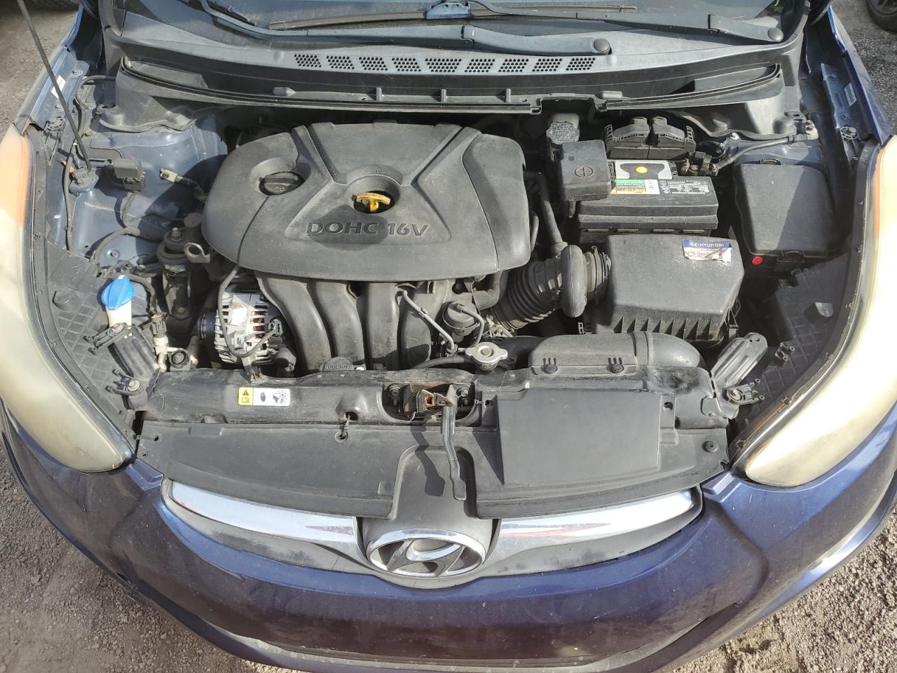 2013 Hyundai Elantra VIN KMHDH4AE6DU836787 Copart auction photo, water/flood damage thumbnail 11