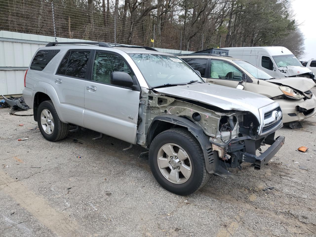 2006 Toyota 4Runner VIN JTEZU14R468063280 Copart auction photo, front end / side damage thumbnail 4