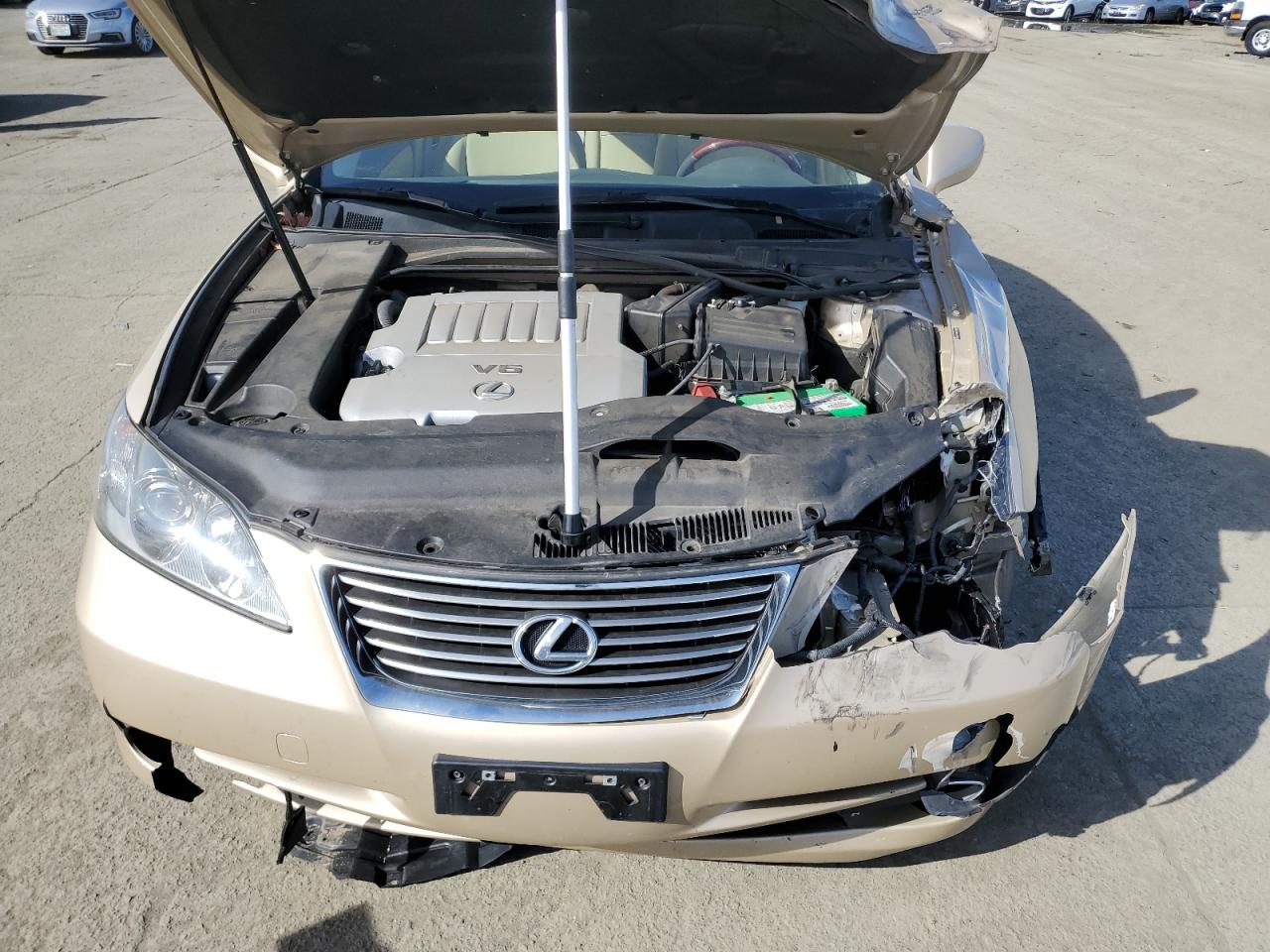 2007 Lexus ES VIN JTHBJ46G772041675 Copart auction photo, front end / mechanical damage thumbnail 11
