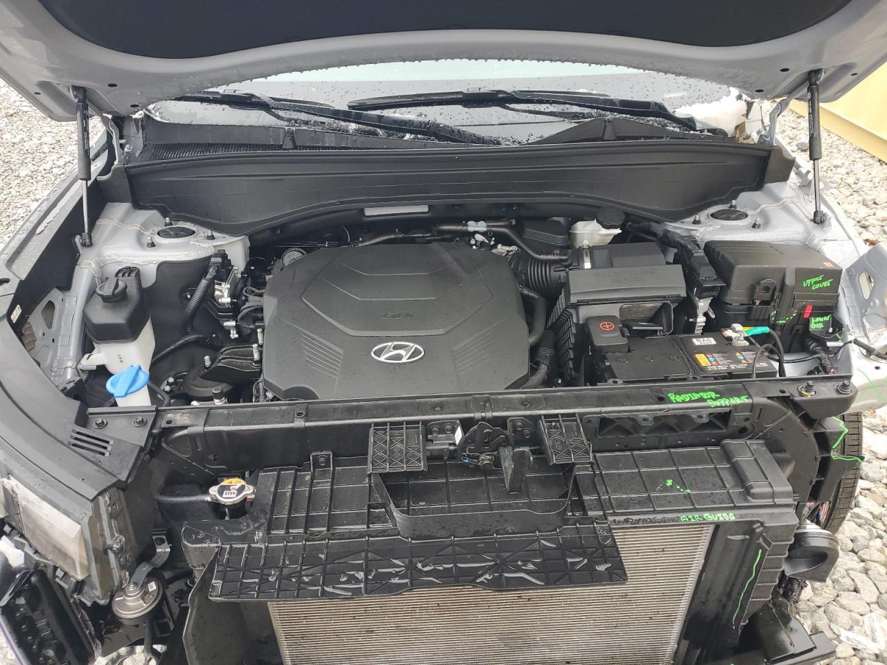 2024 Hyundai Palisade VIN KM8R4DGE4RU697548 Copart auction photo, front end / rear end damage thumbnail 12