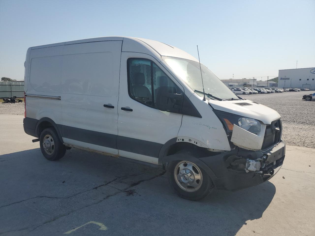2020 Ford Transit VIN 1FTBR1C86LKA00678 Copart auction photo, front end / side damage thumbnail 4