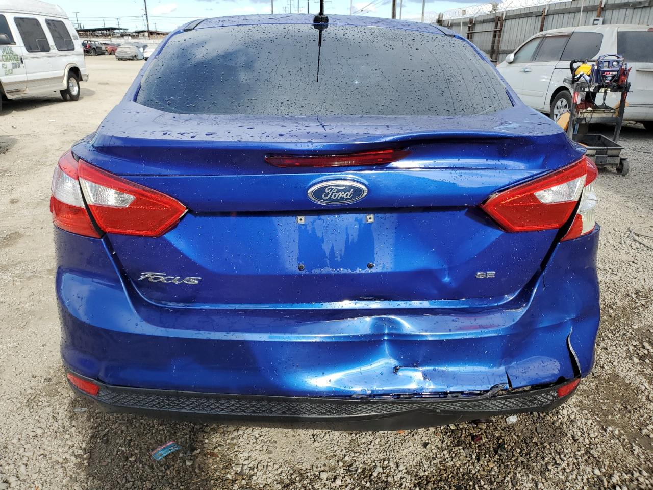 2012 Ford Focus VIN 1FAHP3F21CL305122 Copart auction photo, rear end damage thumbnail 6