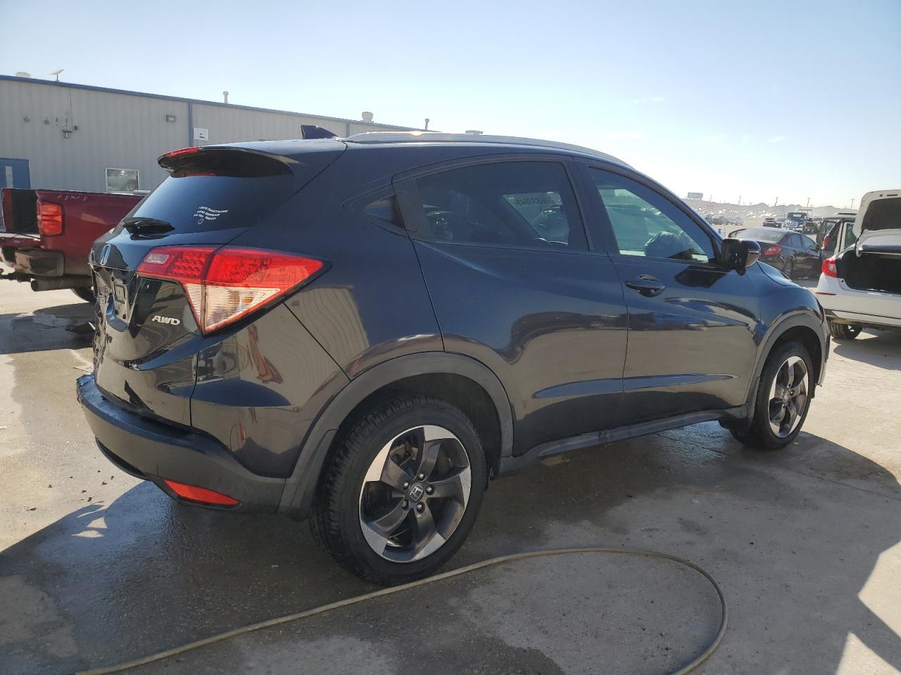 2018 Honda HR-V VIN 3CZRU6H74JM703433 Copart auction photo, rear end / front end damage thumbnail 3