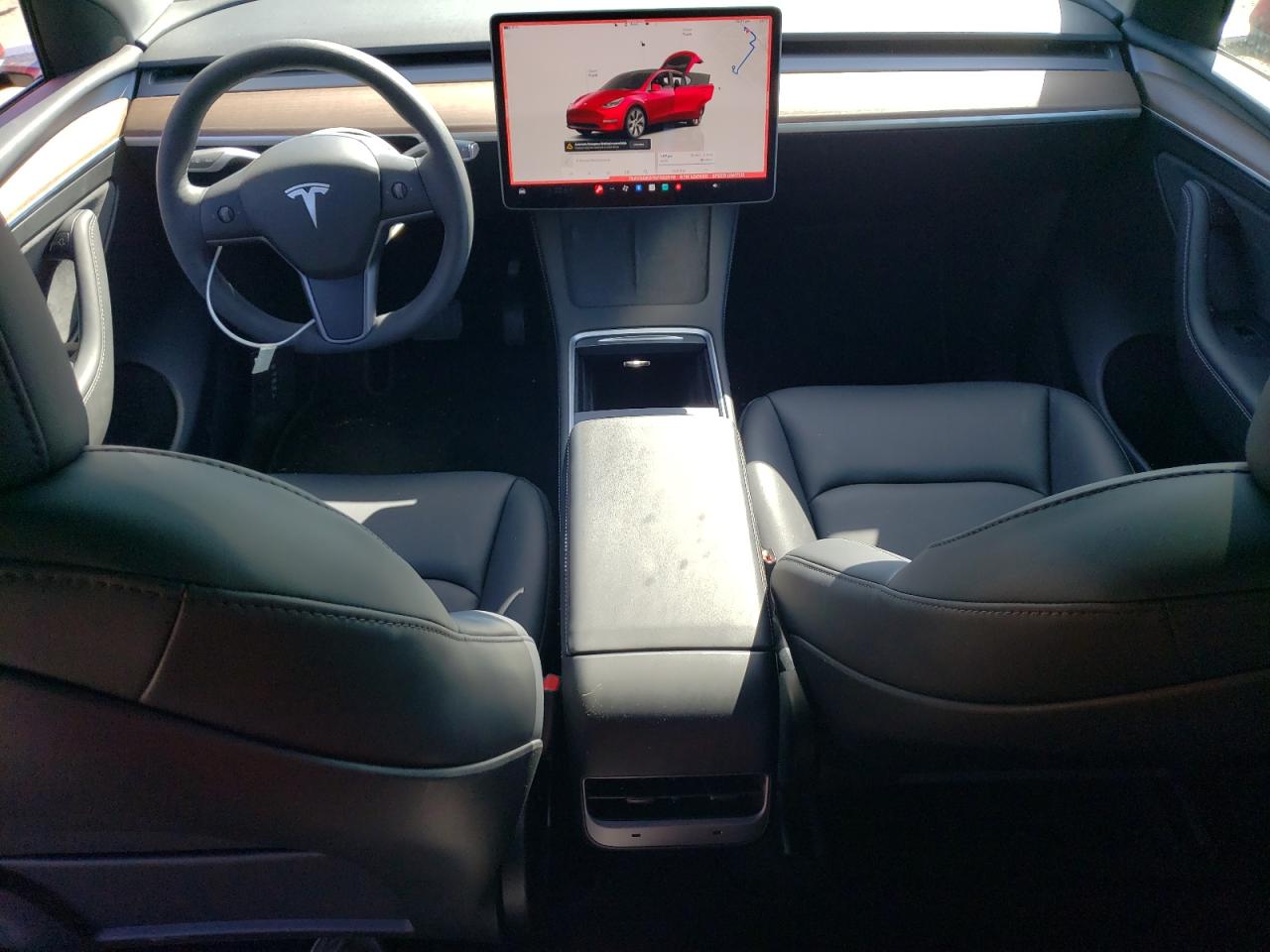 2024 Tesla Model Y VIN 7SAYGDED7RF052678 Copart auction photo, front end damage thumbnail 8