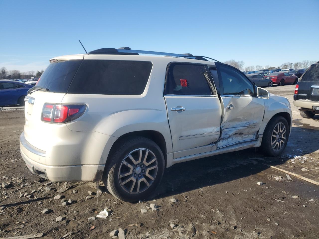 2015 GMC Acadia VIN 1GKKVTKD7FJ113124 Copart auction photo, side / mechanical damage thumbnail 3