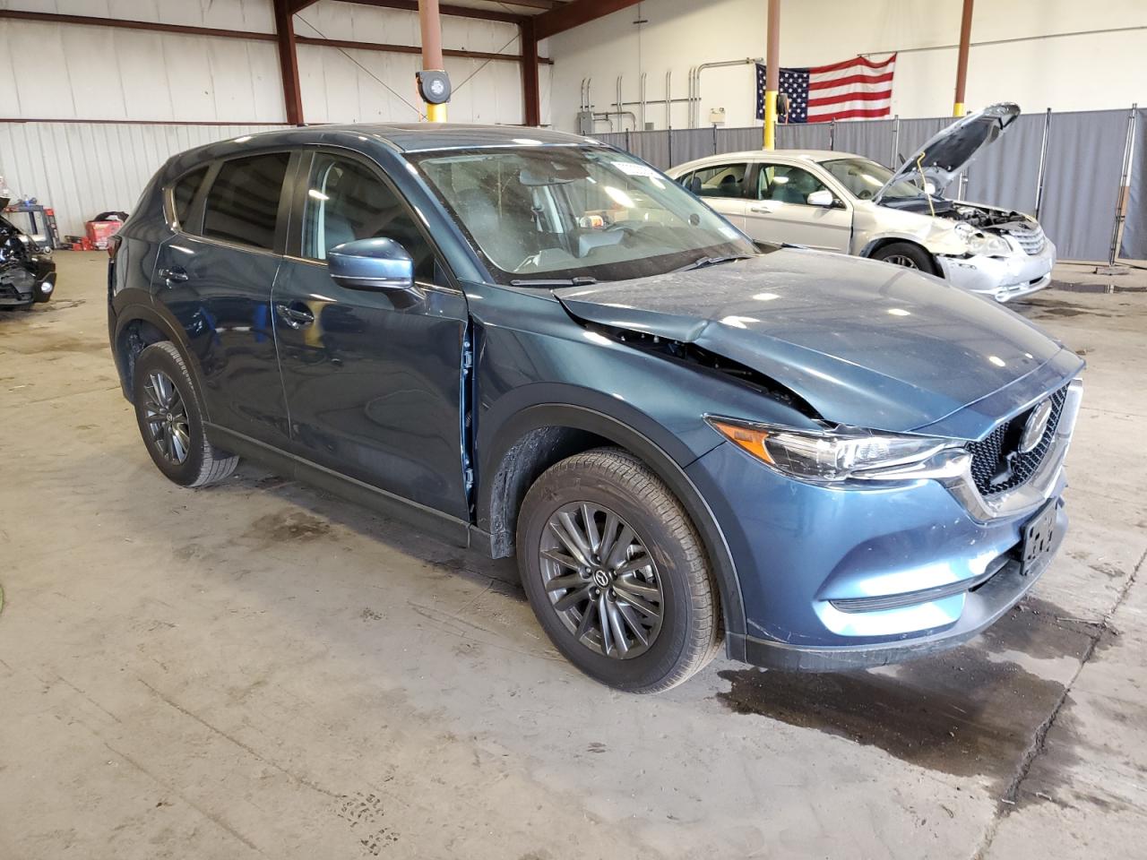 2021 Mazda CX-5 VIN JM3KFBCM6M1472759 Copart auction photo, front end / rear end damage thumbnail 4