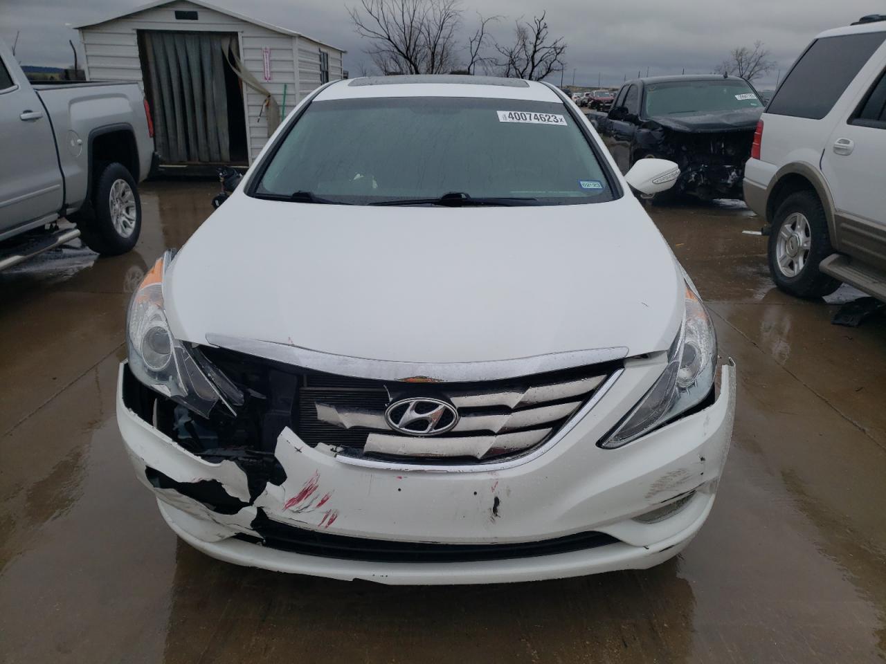 2013 Hyundai Sonata VIN 5NPEC4AC7DH636212 Copart auction photo, front end / minor dent/scratches damage thumbnail 5