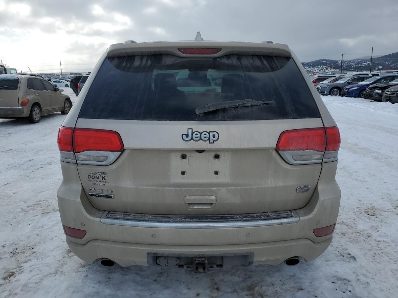 2014 Jeep Grand Cherokee VIN 1C4RJFCMXEC372117 Copart auction photo, front end / minor dent/scratches damage thumbnail 6