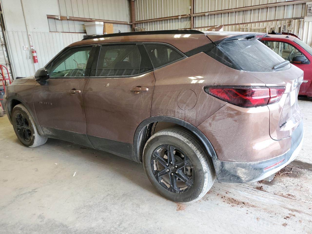 2023 Chevrolet Blazer VIN 3GNKBCR46PS153731 Copart auction photo, side / minor dent/scratches damage thumbnail 2
