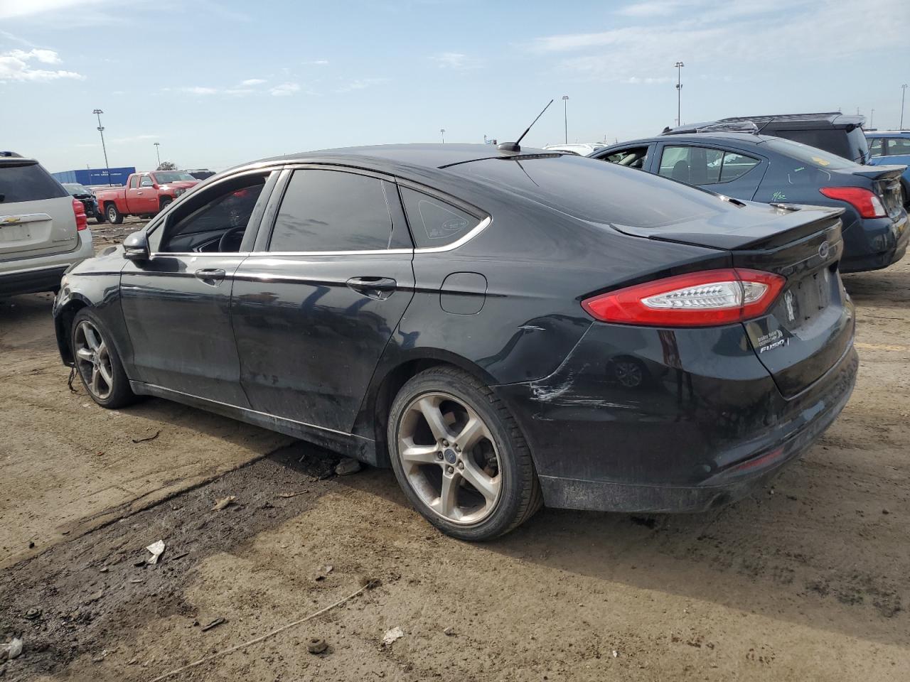 2014 Ford Fusion VIN 1FA6P0HD7E5350884 Copart auction photo, front end / all over damage thumbnail 2