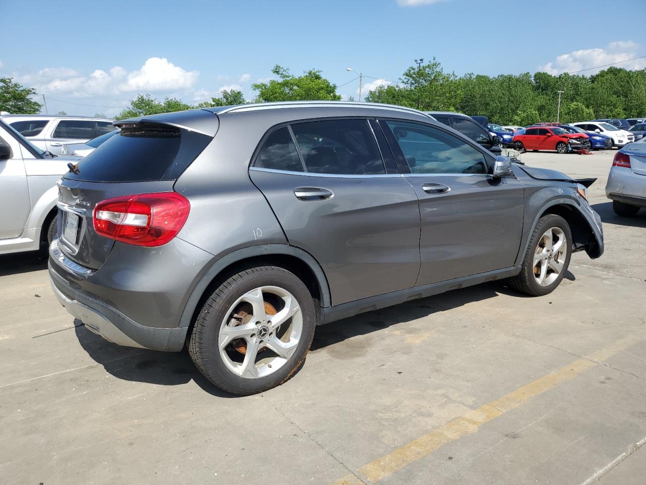 2019 Mercedes-Benz GLA-klasse VIN WDCTG4GB2KJ585128 Copart auction photo, front end damage thumbnail 3