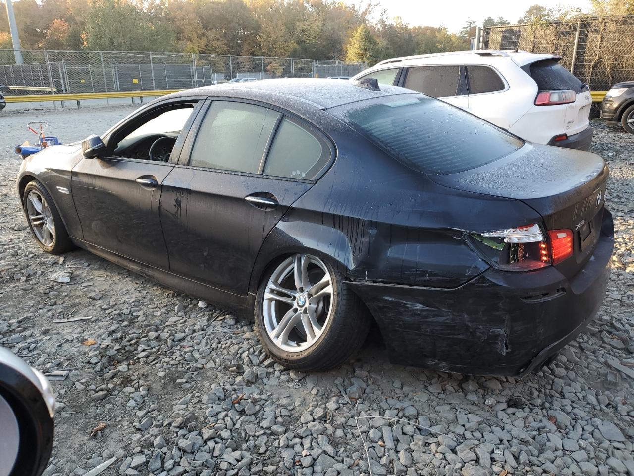 2014 BMW 5er VIN WBA5A7C53ED614413 Copart auction photo, rear end damage thumbnail 2