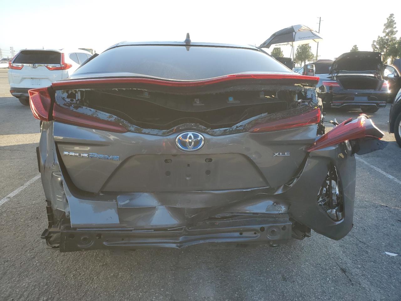 2022 Toyota Prius VIN JTDKAMFPXN3198531 Copart auction photo, rear end / front end damage thumbnail 6