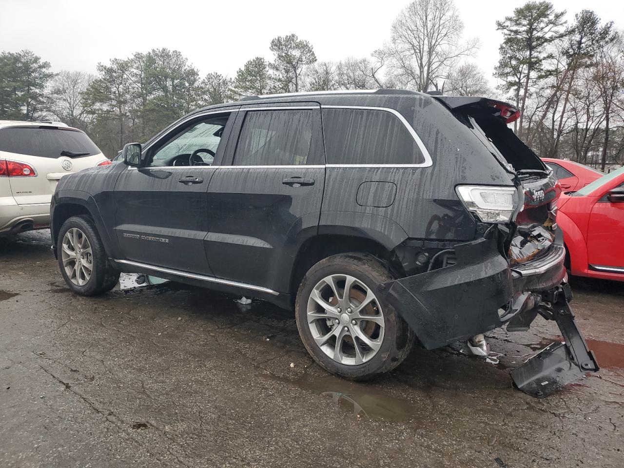 2021 Jeep Grand Cherokee VIN 1C4RJFJG6MC674077 Copart auction photo, rear end damage thumbnail 2