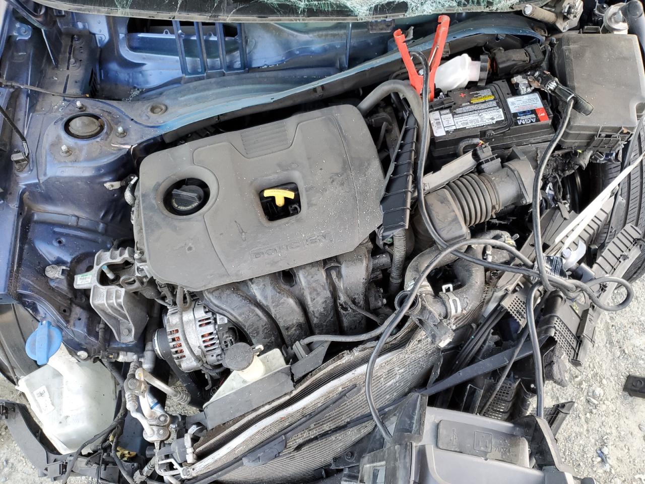 2020 KIA Forte VIN 3KPF34AD9LE261116 Copart auction photo, side / front end damage thumbnail 11