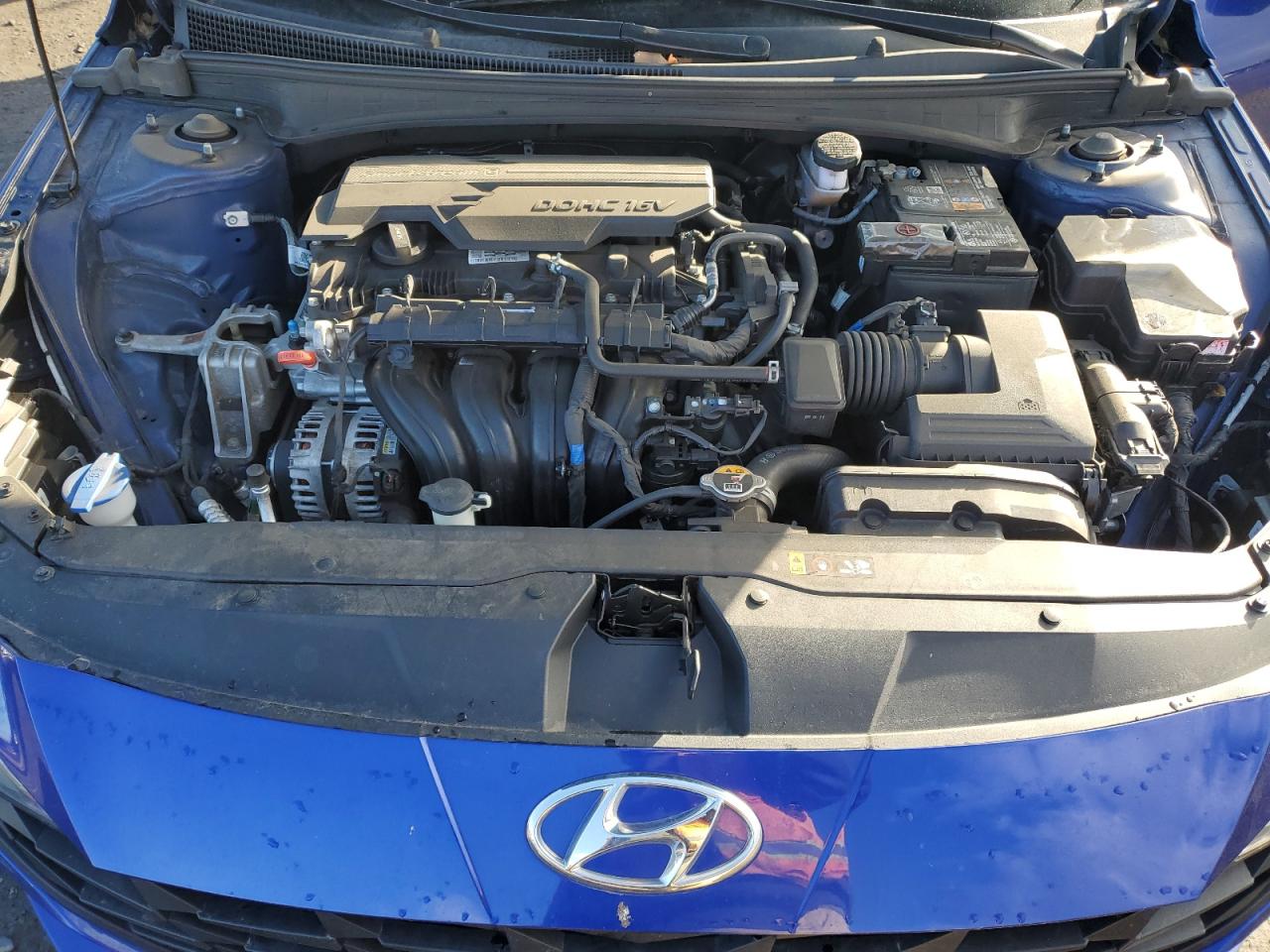 2022 Hyundai Elantra VIN 5NPLS4AG4NH085302 Copart auction photo, undercarriage / rear end damage thumbnail 12