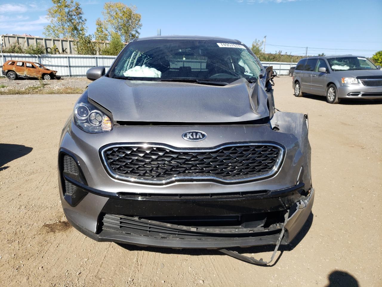 2022 KIA Sportage VIN KNDPM3ACXN7007534 Copart auction photo, vandalism / front end damage thumbnail 5