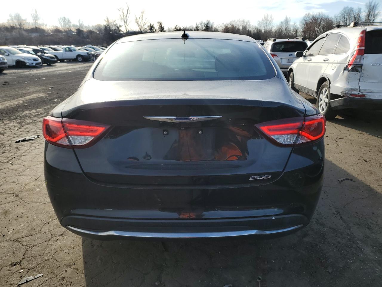 2015 Chrysler 200 VIN 1C3CCCAB9FN757260 Copart auction photo, side damage thumbnail 6