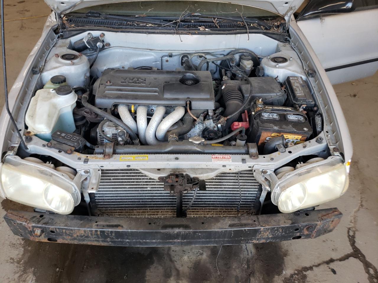 2002 Toyota Corolla VIN 2T1BR12E52C880490 Copart auction photo, all over damage thumbnail 11