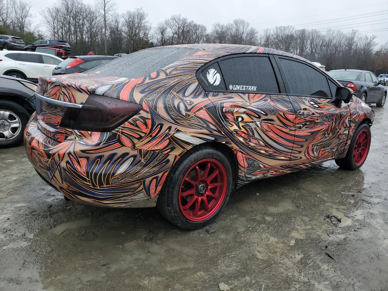 2015 Honda Civic VIN 19XFB2F82FE248392 Copart auction photo, front end damage thumbnail 3