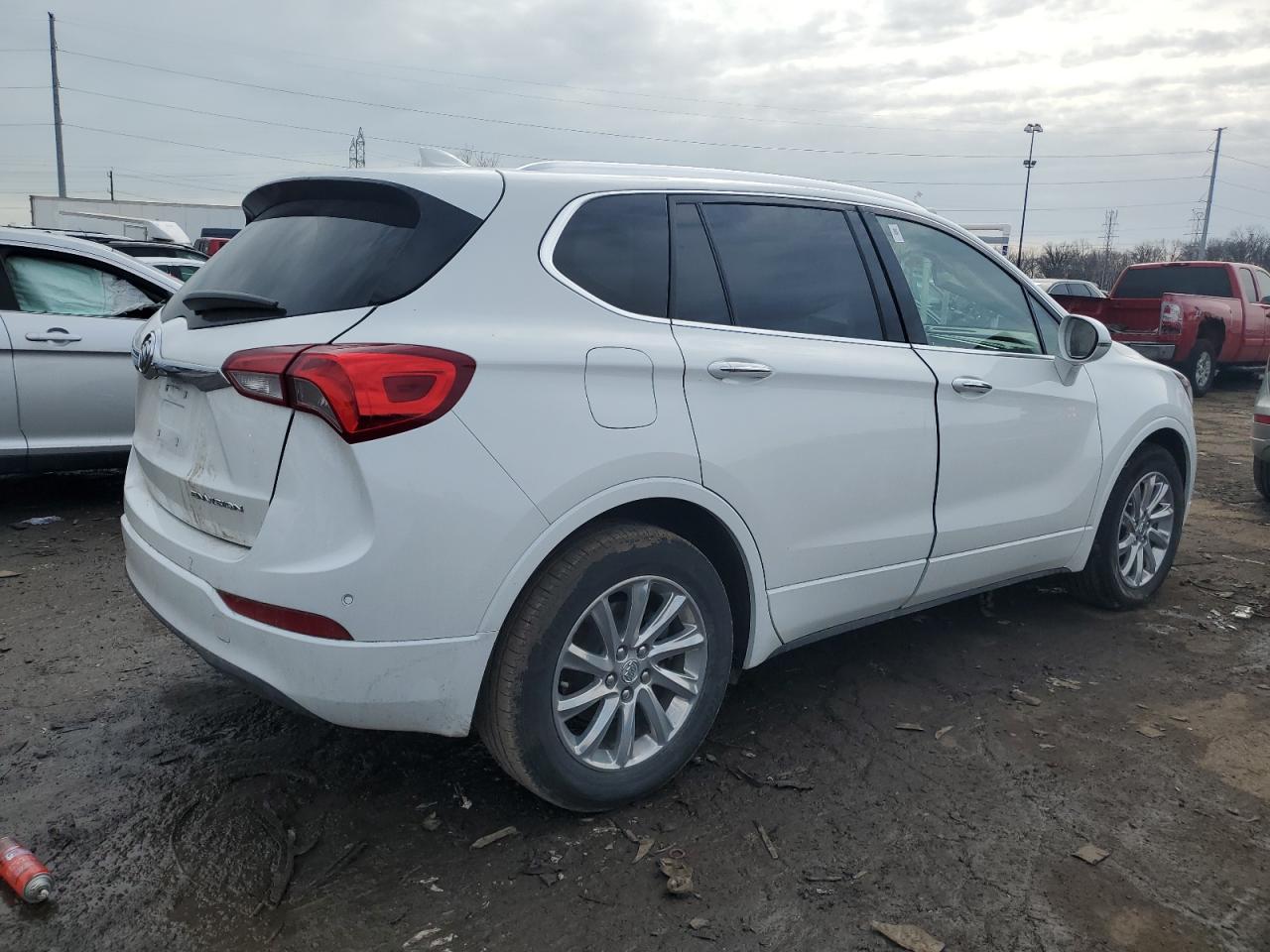 2020 Buick Envision VIN LRBFXCSA6LD156293 Copart auction photo, side damage thumbnail 3
