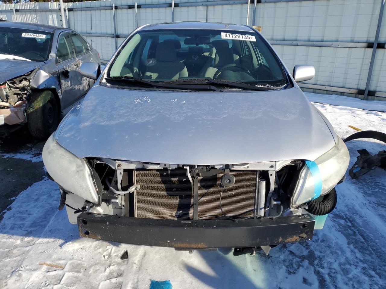 2009 Toyota Corolla VIN 2T1BU40E79C123636 Copart auction photo, front end damage thumbnail 5