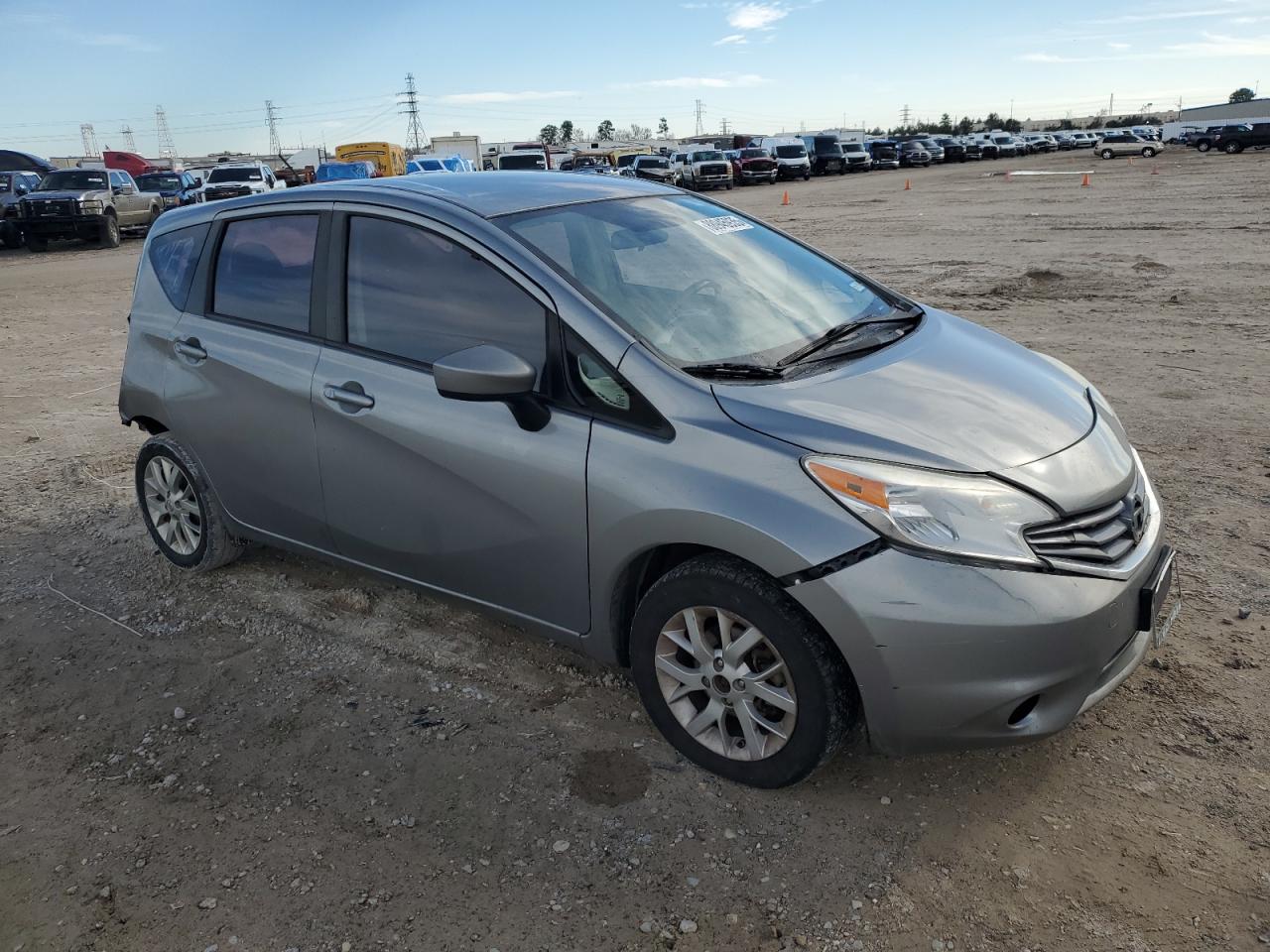 2015 Nissan Versa VIN 3N1CE2CP1FL440570 Copart auction photo, rear end / front end damage thumbnail 4