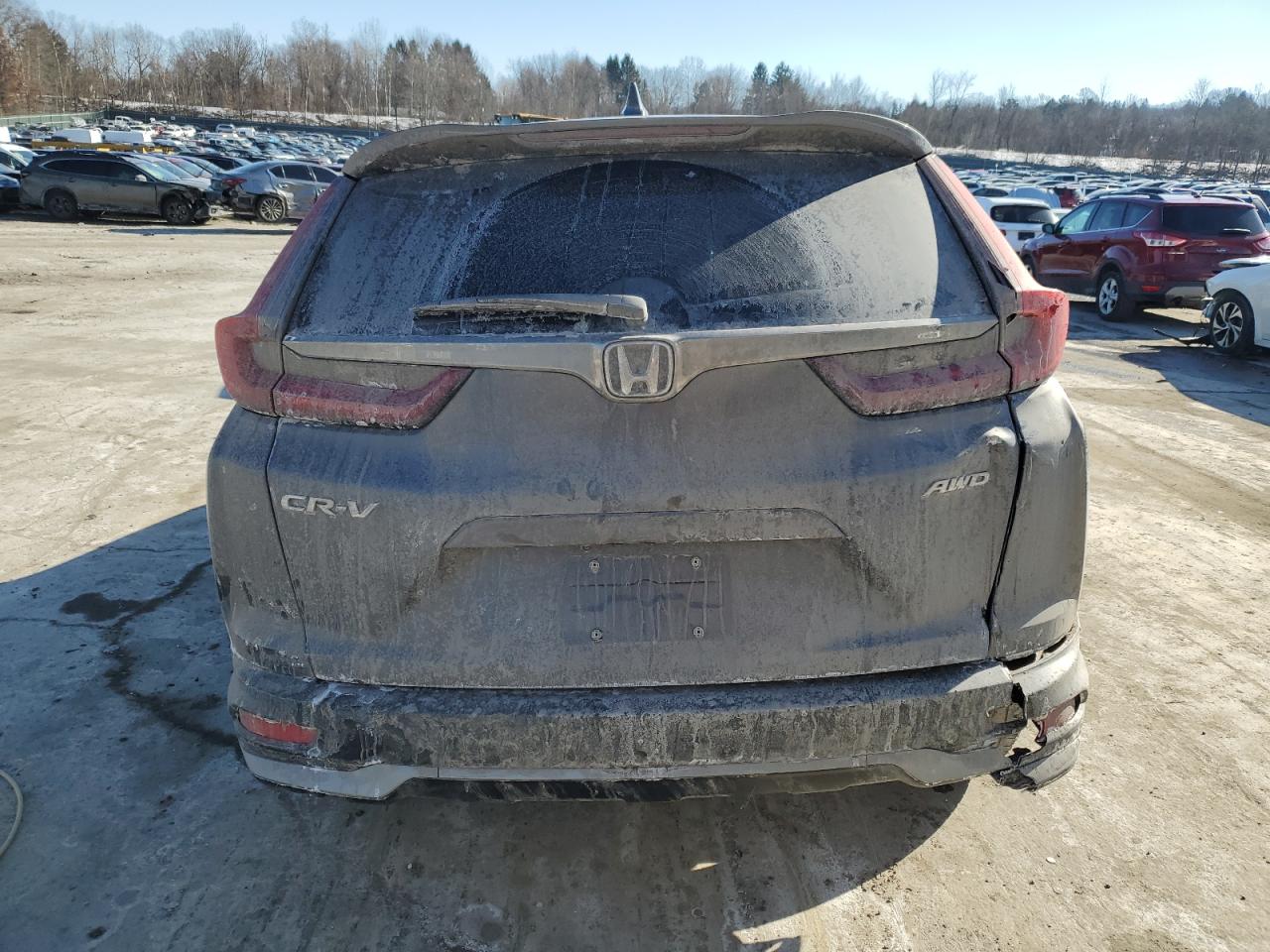2020 Honda CR-V VIN 5J6RW2H83LA013314 Copart auction photo, front end / side damage thumbnail 6