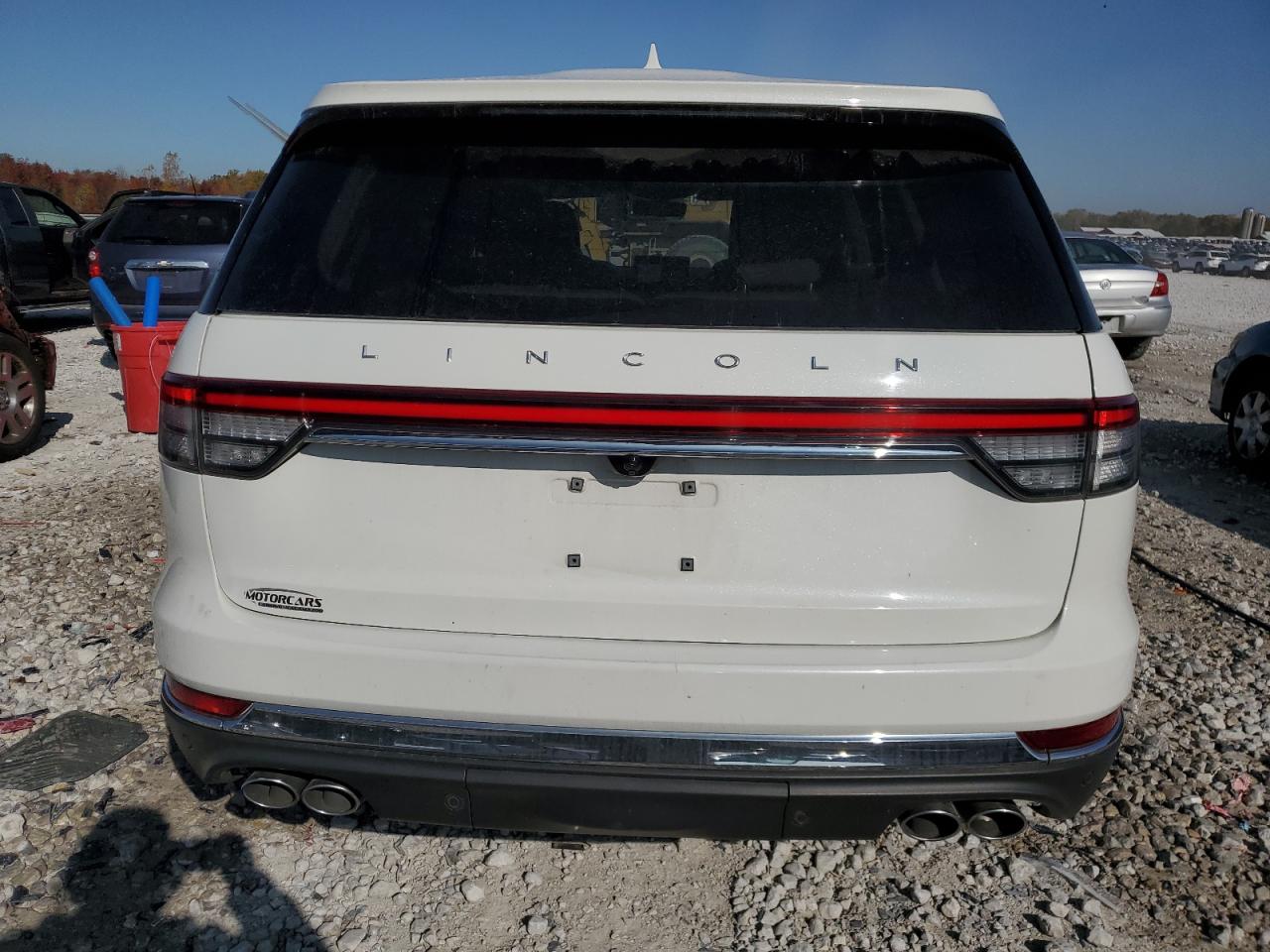 2020 Lincoln Aviator VIN 5LM5J7XC6LGL09875 Copart auction photo, side damage thumbnail 6