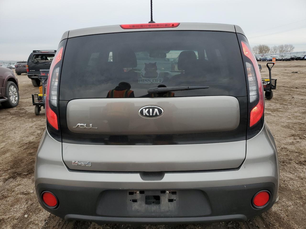 2017 KIA Soul VIN KNDJN2A25H7494361 Copart auction photo, front end damage thumbnail 6