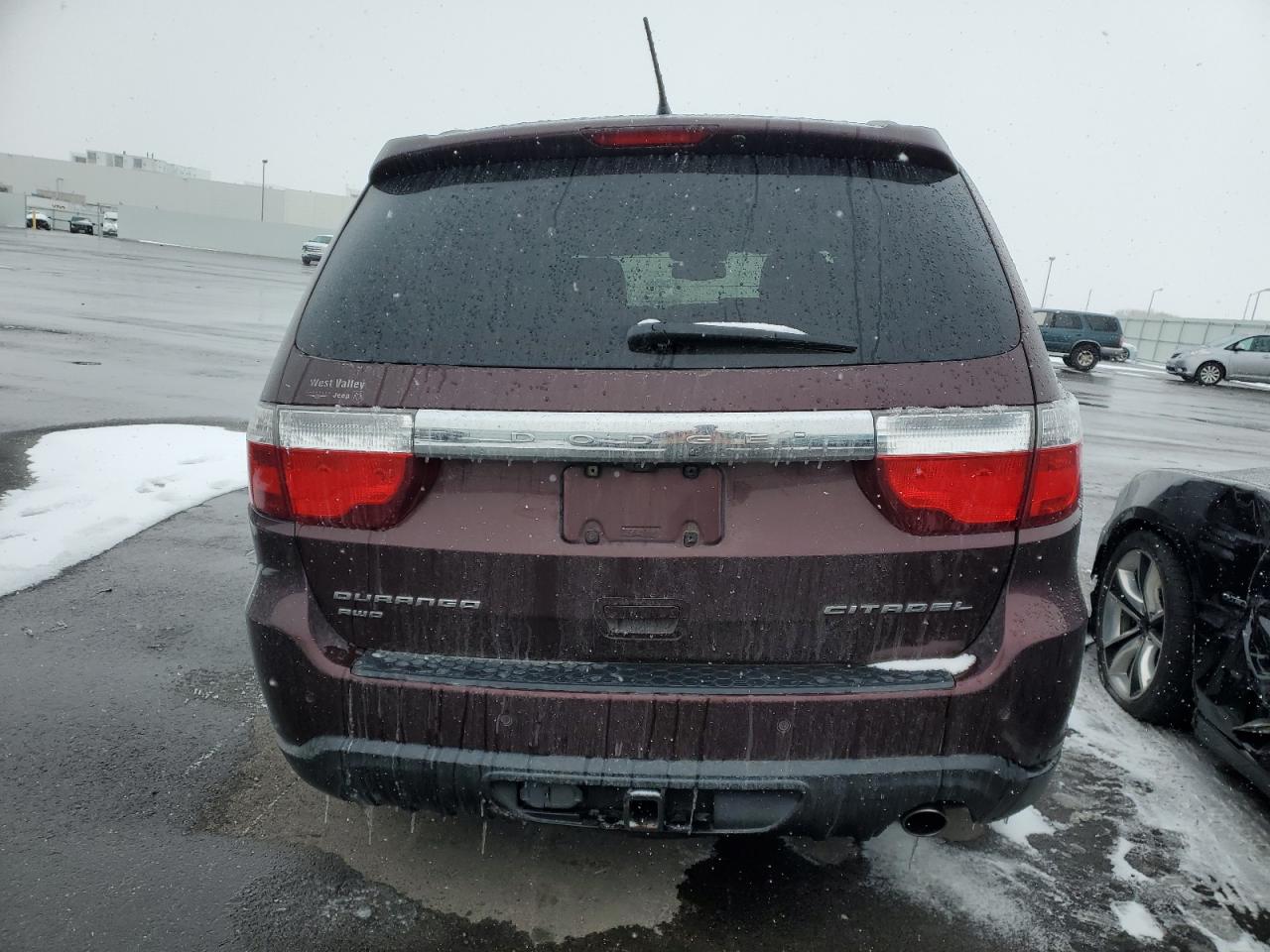 2012 Dodge Durango VIN 1C4RDJEG8CC125970 Copart auction photo, side / undercarriage damage thumbnail 6