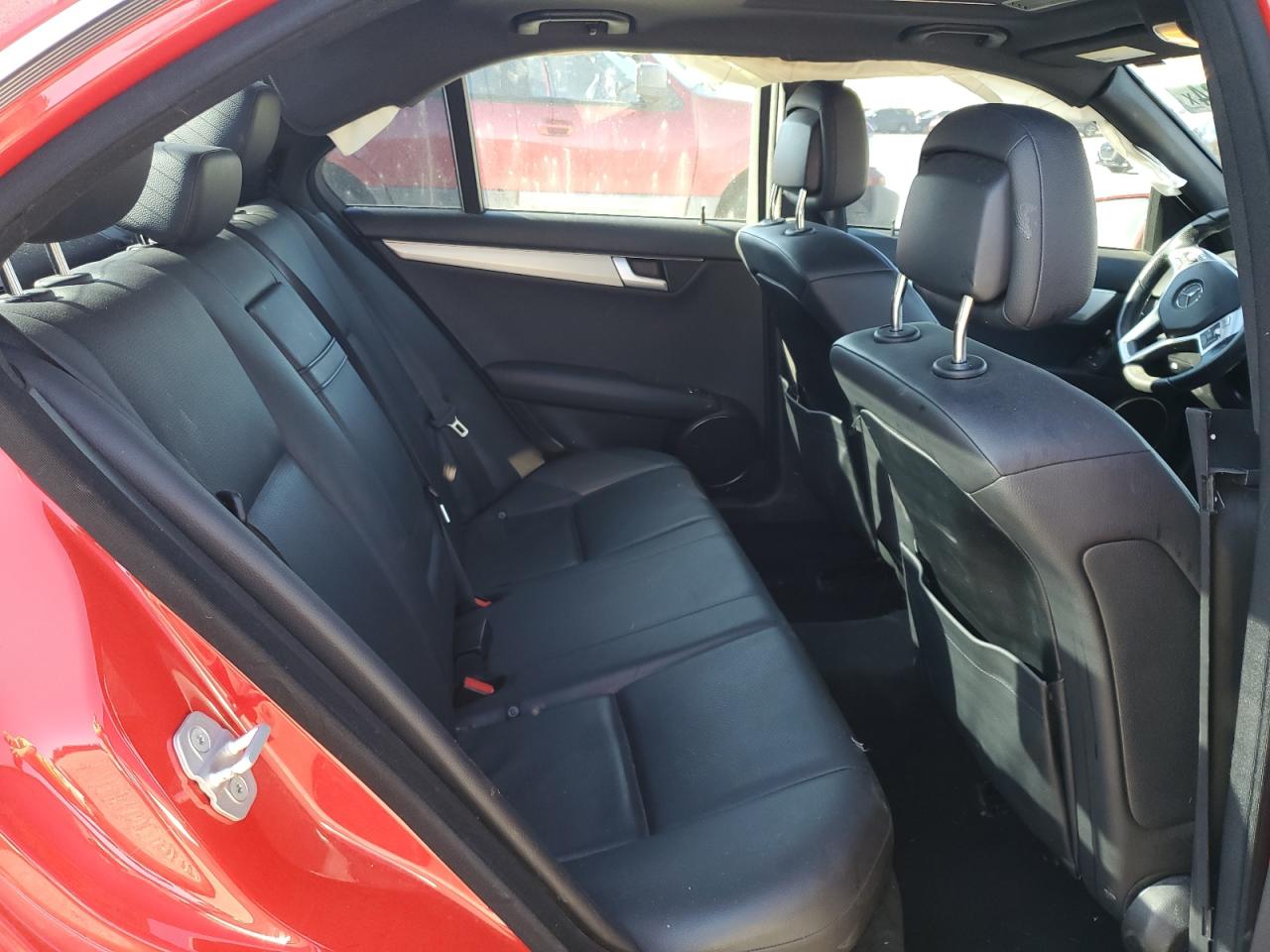 2012 Mercedes-Benz C-klasse VIN WDDGF4HB5CR231539 Copart auction photo, front end / rear end damage thumbnail 11