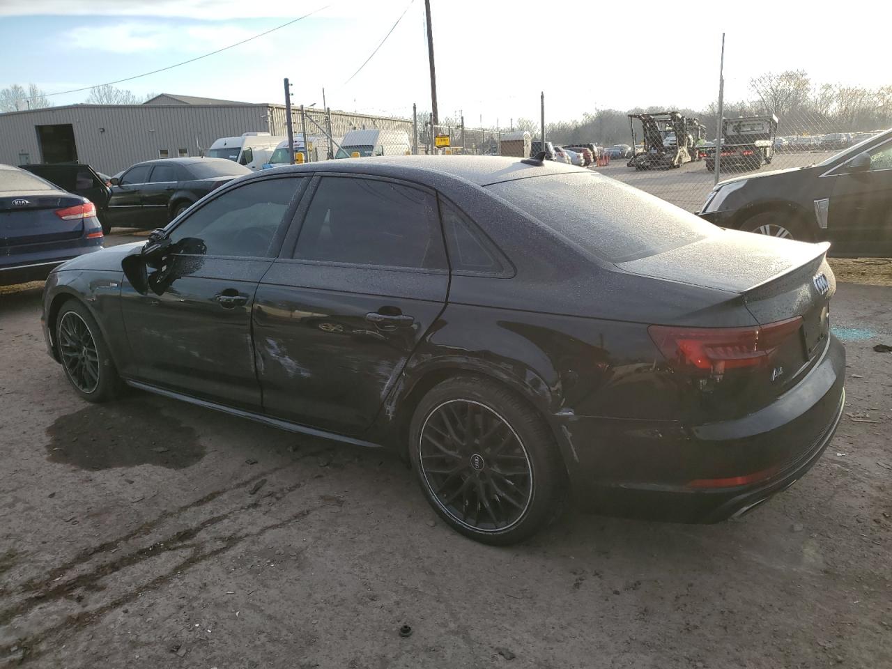2019 Audi A4 VIN WAUENAF4XKN004440 Copart auction photo, side / rear end damage thumbnail 2