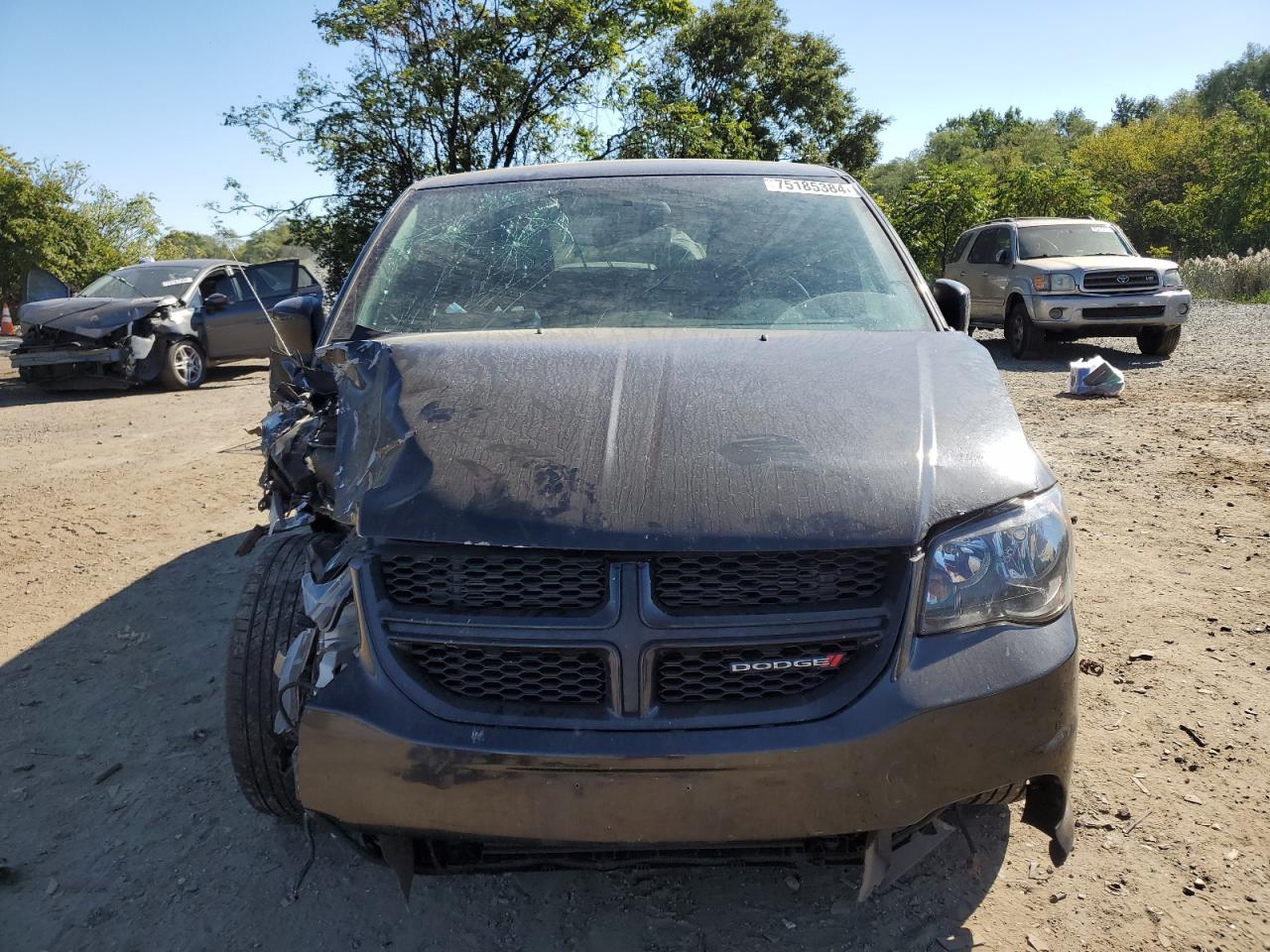 2018 Dodge Caravan VIN 2C4RDGEG4JR145348 Copart auction photo, front end / rear end damage thumbnail 5