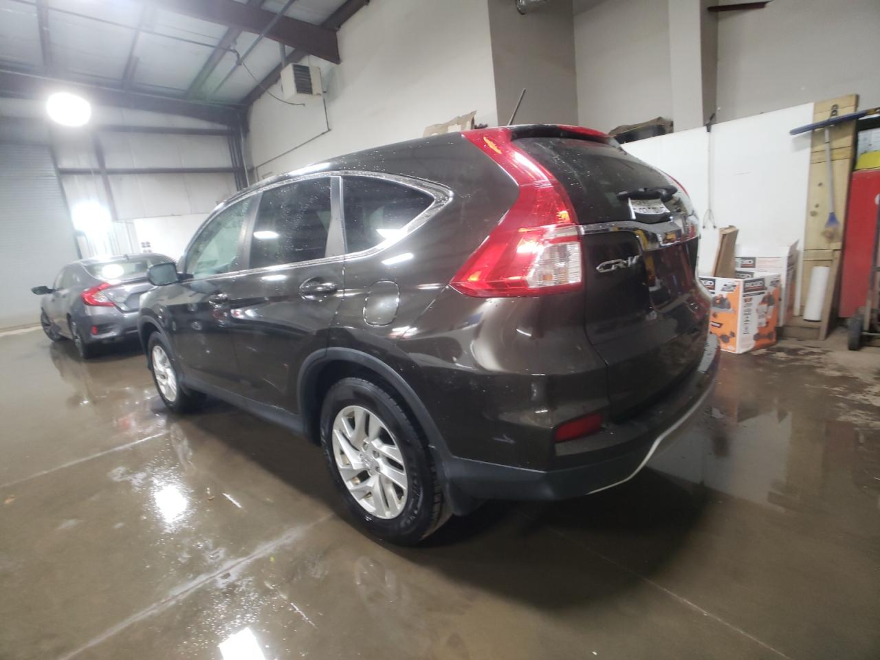 2015 Honda CR-V VIN 5J6RM4H56FL054598 Copart auction photo, side / front end damage thumbnail 2