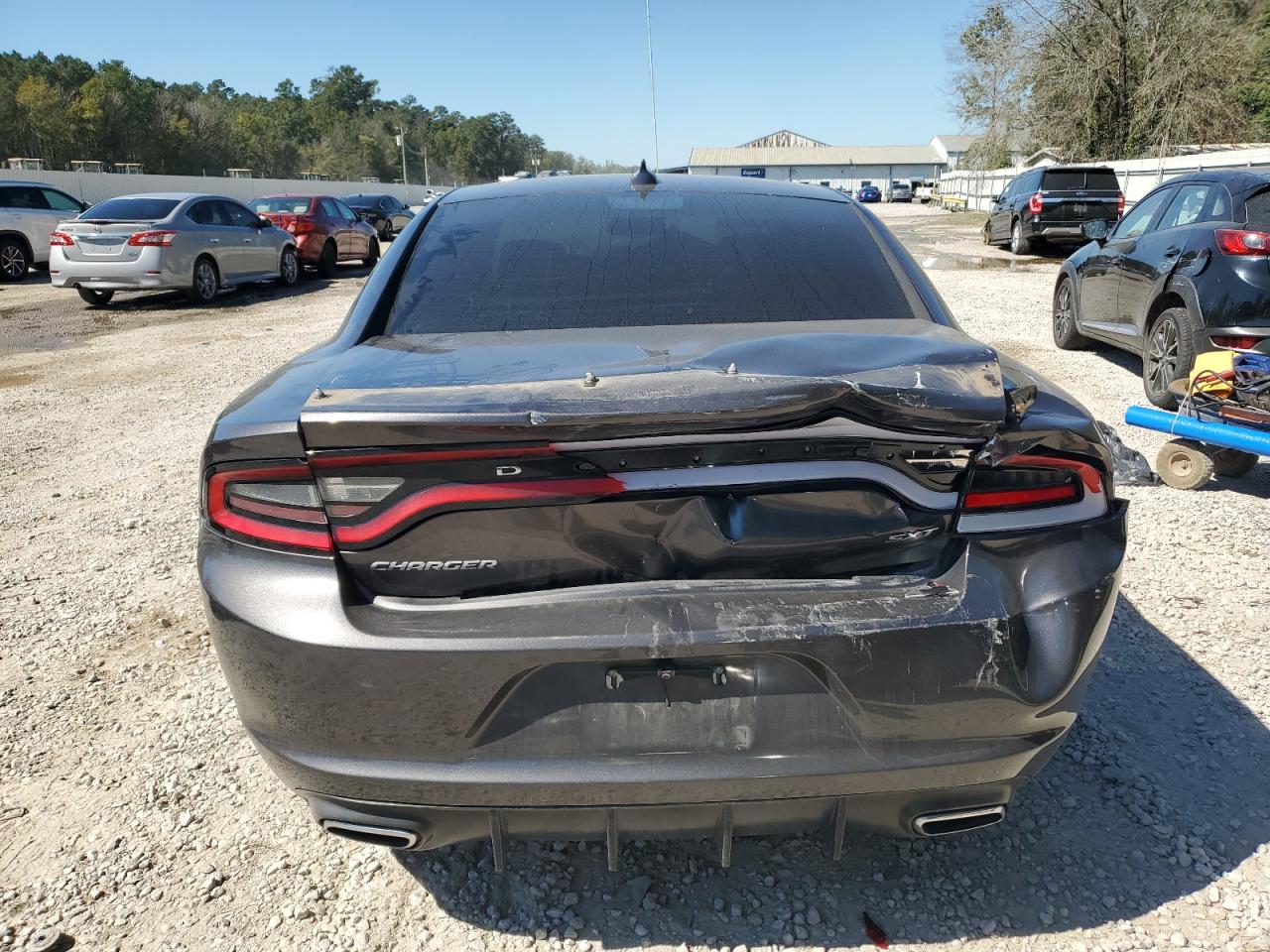 2016 Dodge Charger VIN 2C3CDXHG8GH222646 Copart auction photo, front end / rear end damage thumbnail 6