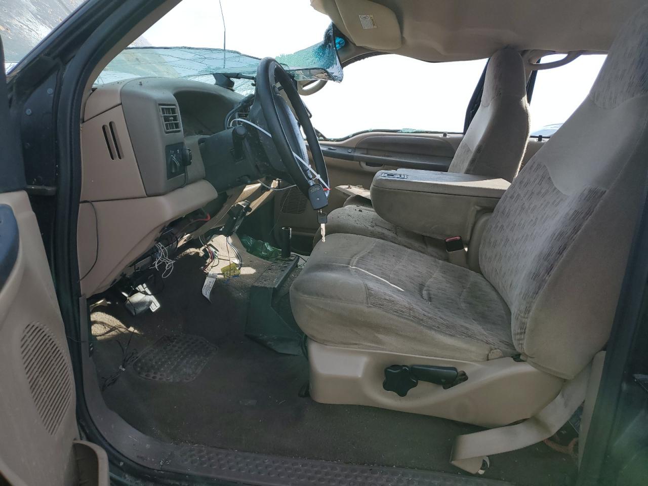1999 Ford F250 VIN 1FTNW21S6XED97050 Copart auction photo, rollover damage thumbnail 7