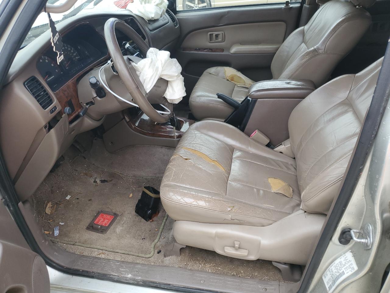 2000 Toyota 4Runner VIN JT3GN87R1Y0161184 Copart auction photo, front end damage thumbnail 7
