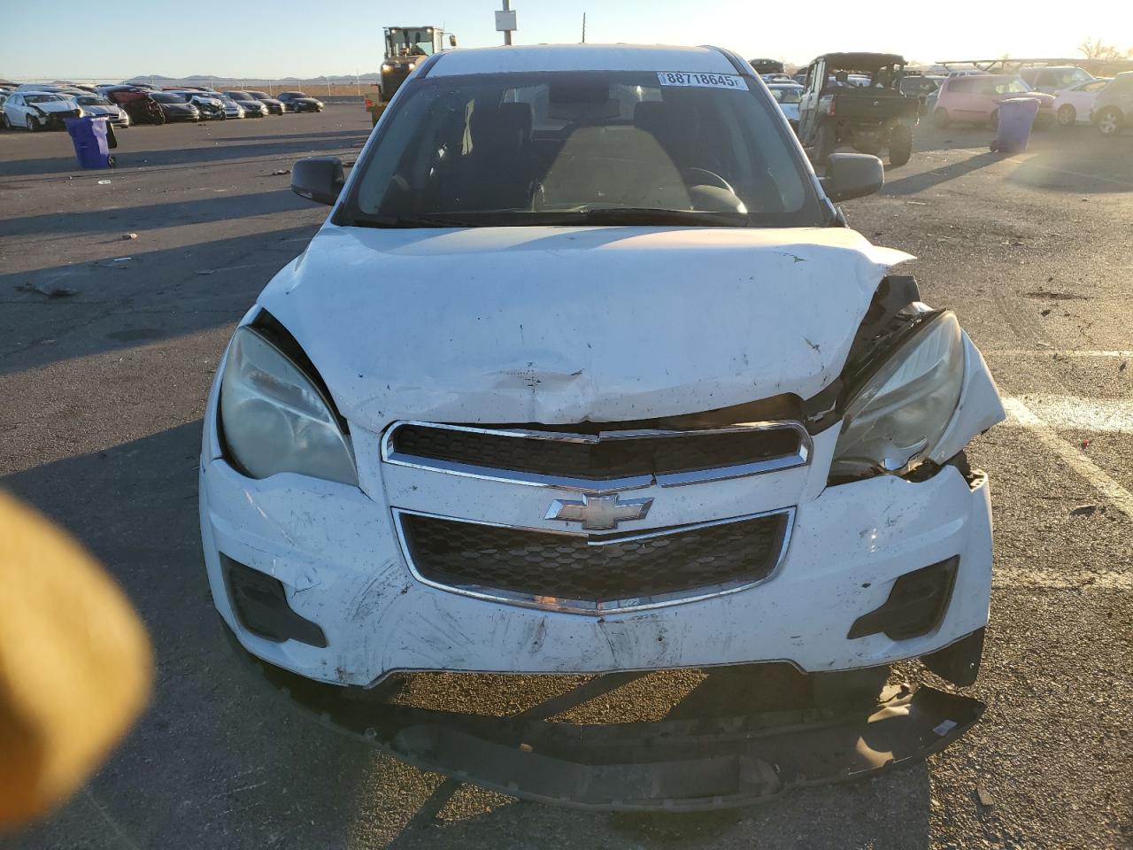 2014 Chevrolet Equinox VIN 1GNALAEK9EZ110776 Copart auction photo, front end damage thumbnail 5