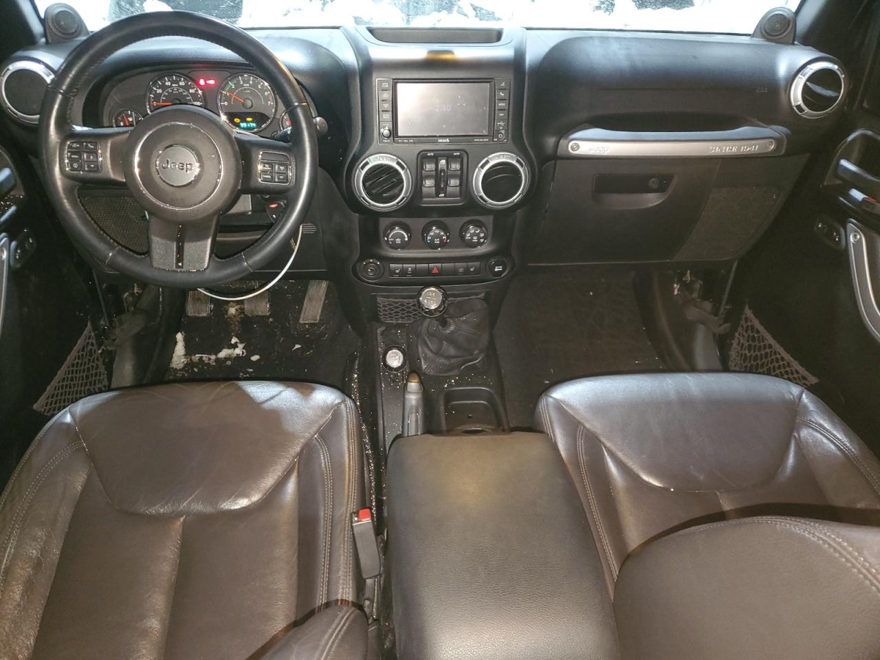 2014 Jeep Wrangler VIN 1C4HJWFG0EL117655 Copart auction photo, rear end damage thumbnail 8
